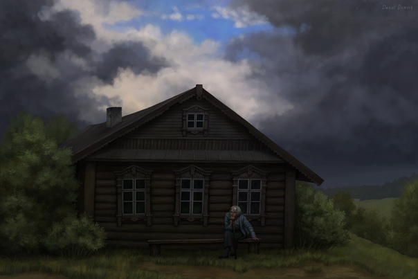 никто изба. никто изба. никто изба. старый деревянный дом. осень в деревне.