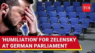Big Embarrassment For Zelensky At German Parliament MPs Boycott Speech | 'President Of War'