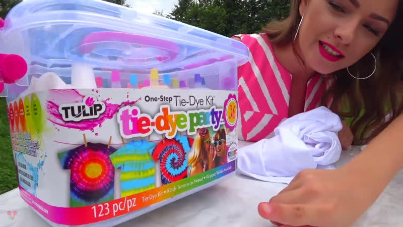 ЛУЧШИЕ ВИДЕО ТАЙ ДАЙ ЧЕЛЛЕНДЖ 2018 Tie Dye Challenge 3 ЦВЕТА Тай Дай