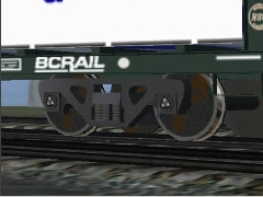 33x68 inch North American roller bearing trucks (bogies)
