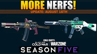 AS VAL/MP5/SYKOV Warzone Nerfs and More! | Season 5 Weapon Balancing